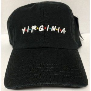 NEW State of Mine Women's Friends Virginia Baseball Cap One Size Adjustable NWT